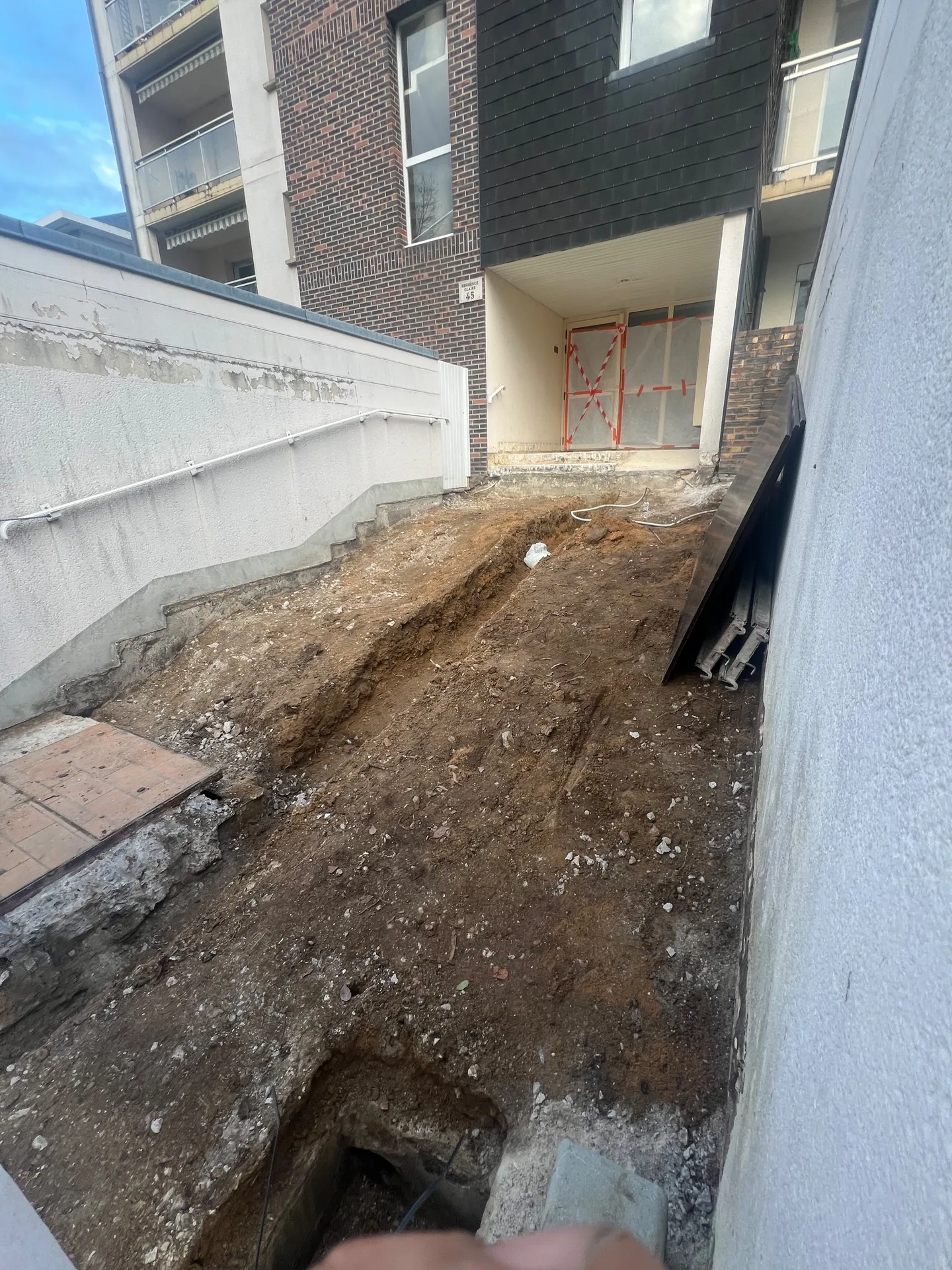 Réalisation d’un escalier et d’une rampe — Réalisation terminée