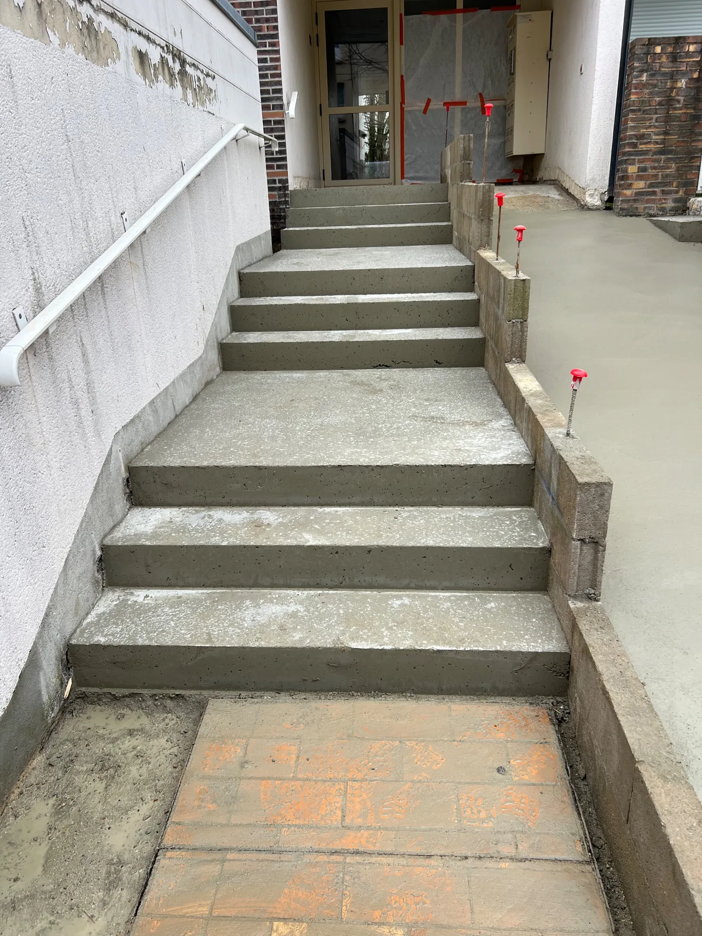 Réalisation d’un escalier et d’une rampe — Réalisation terminée